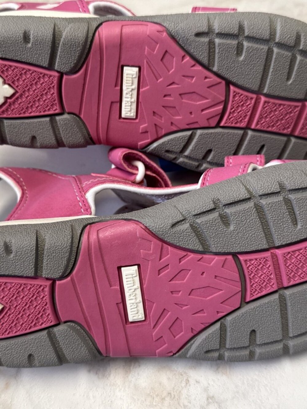 Timberland Big Girl's Sandals Size 6 Pink Adventure Seeker 2-Strap Hiking NEW - Picture 5 of 9